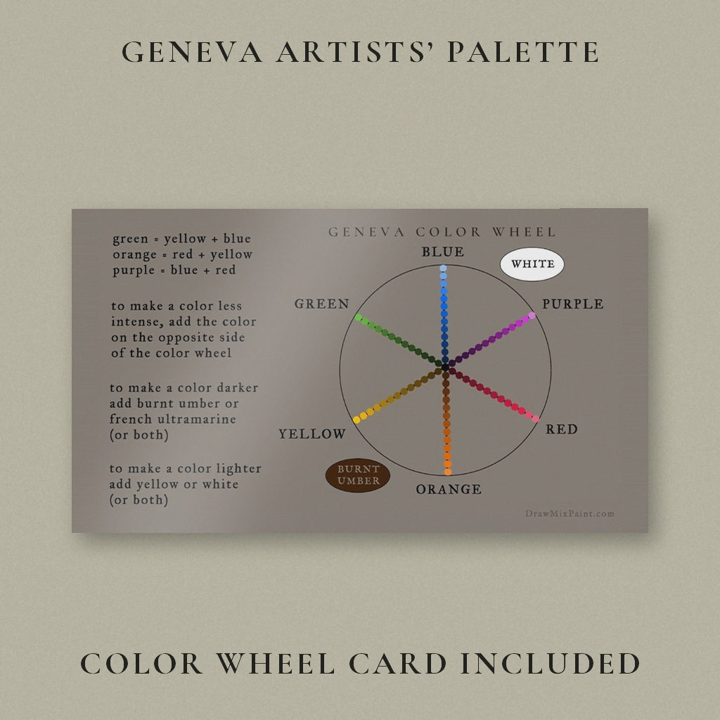 Color wheel card included